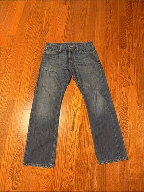 Levi's Men's Straight-Leg Denim Jeans in Faded Blue